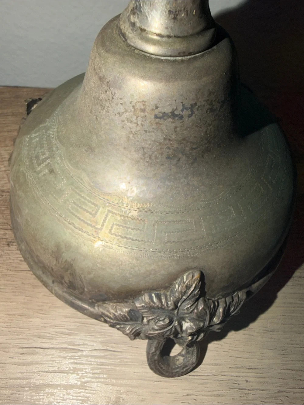 Antique-Style Metal Candle Holders Pair
